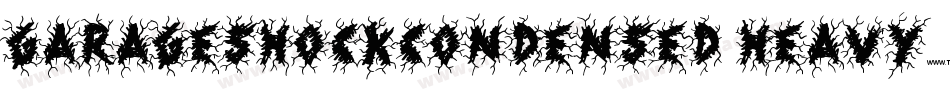 GarageShockCondensed Heavy字体转换